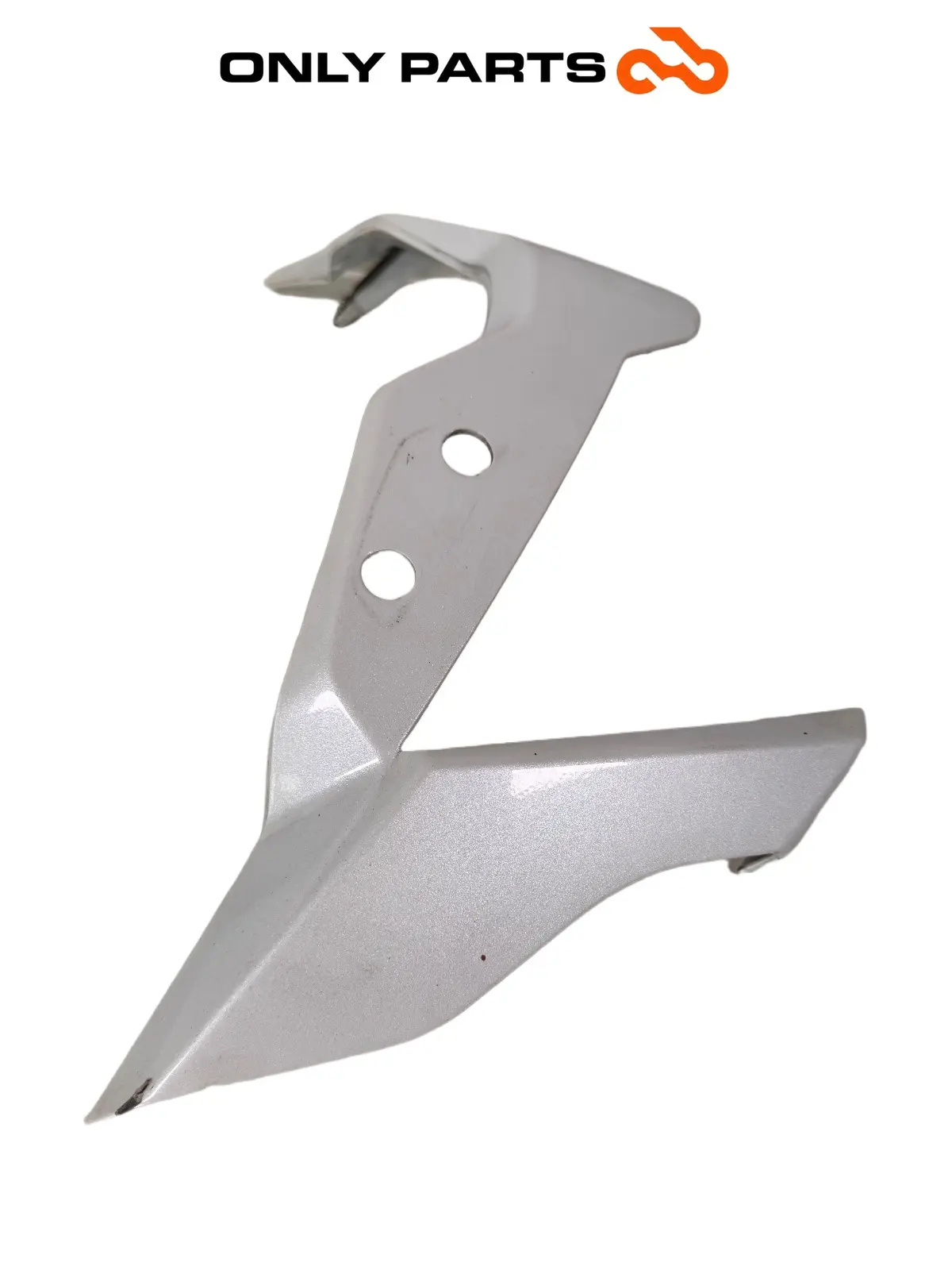 Gebrauchte Cover manubrio faro anteriore Piaggio Mp3 Yourban 300cc 2013 Bianco — echtes Foto 2
