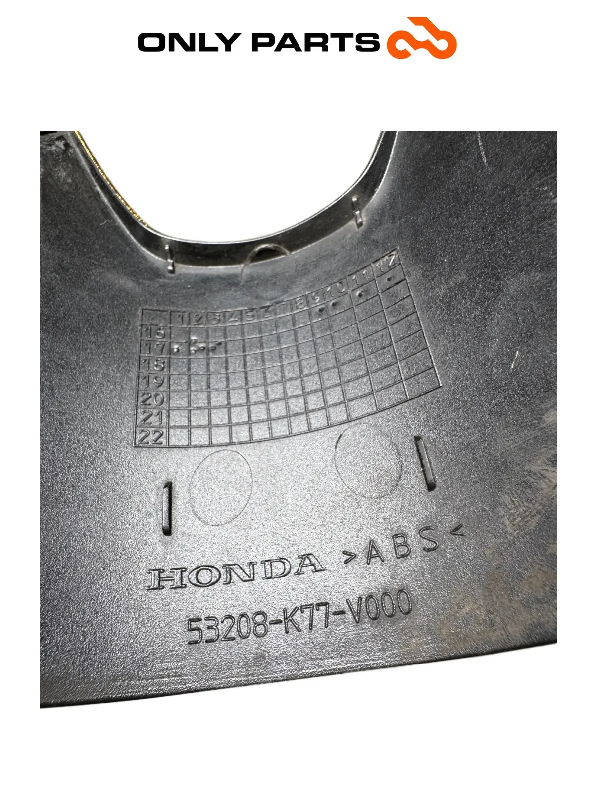 Gebrauchte Cover manubrio inferiore Honda SH 150cc 2017 Nero — echtes Foto 10