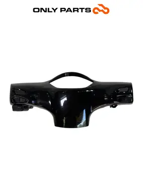 STUURKAP ACHTER KUNSTSTOF PIAGGIO VESPA LX 125 2011 OEM Piaggio Vespa Lx 125cc 2011 Nero tweedehands — echte foto 1
