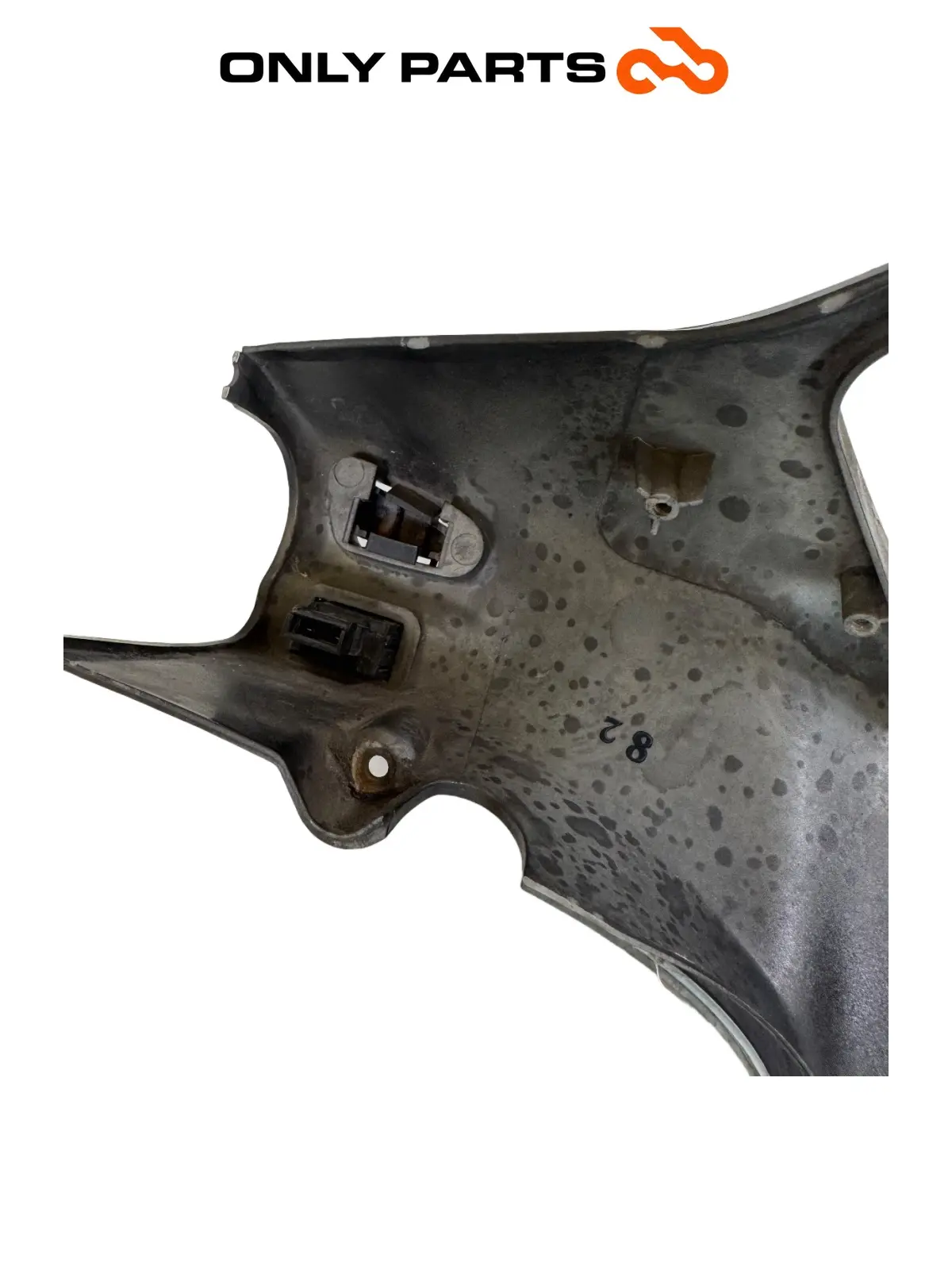 STUURKAP ACHTER KUNSTSTOF PIAGGIO VESPA LX 125 2011 OEM Piaggio Vespa Lx 125cc 2011 Nero tweedehands — echte foto 9