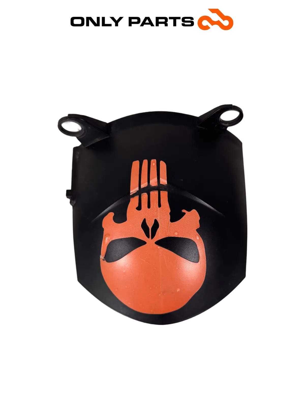 Gebrauchte Cover paraspruzzi posteriore KTM Super Duke 990cc 2006 Nero/Arancione — echtes Foto 3
