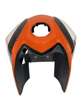 Gebrauchte Cover serbatoio KTM Duke 200cc 2012 Arancione — echtes Foto 3