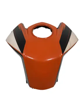Gebrauchte Cover serbatoio KTM Duke 200cc 2012 Arancione — echtes Foto 4