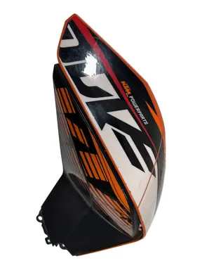 Gebrauchte Cover serbatoio KTM Duke 200cc 2012 Arancione — echtes Foto 9