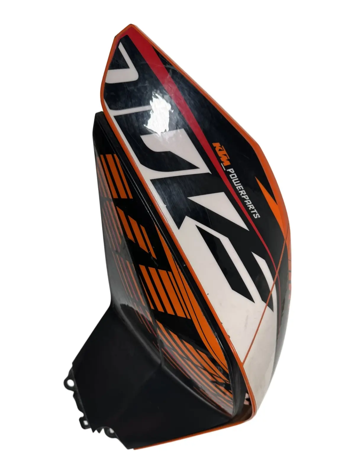 Gebrauchte Cover serbatoio KTM Duke 200cc 2012 Arancione — echtes Foto 9