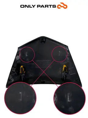 Gebrauchte Cover superiore tachimetro Honda SH 150cc 2017 Nero — echtes Foto 2
