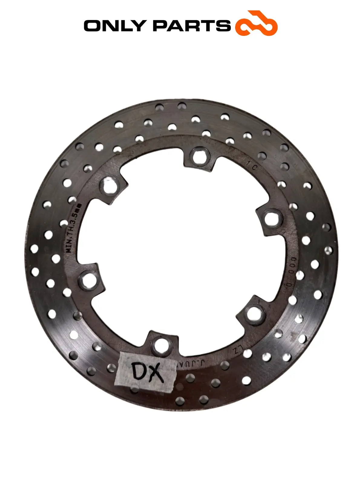 Disco freno anteriore DX Quadro 350 S 2013 Nero usato — foto reale 2