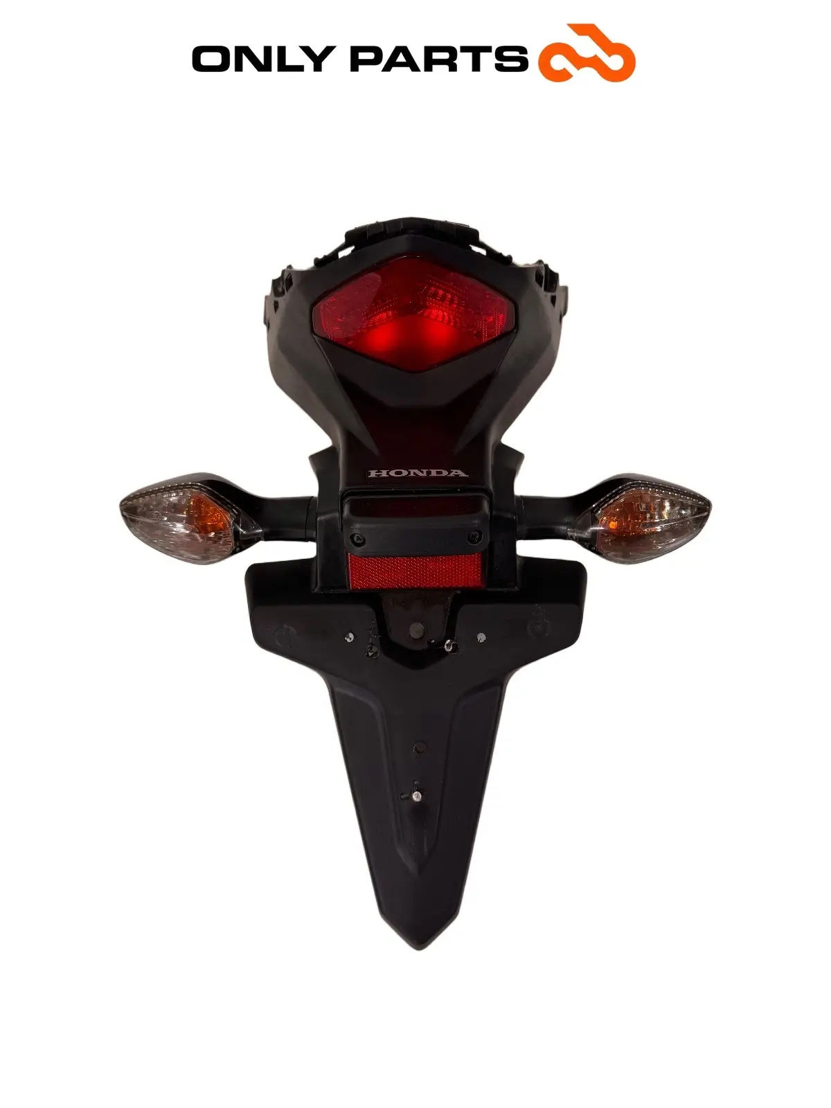 Gebrauchte Fanale posteriore + portatarga Honda CB 500 F 500cc 2014 Nero — echtes Foto 1