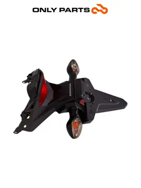 Gebrauchte Fanale posteriore + portatarga Honda CB 500 F 500cc 2014 Nero — echtes Foto 3
