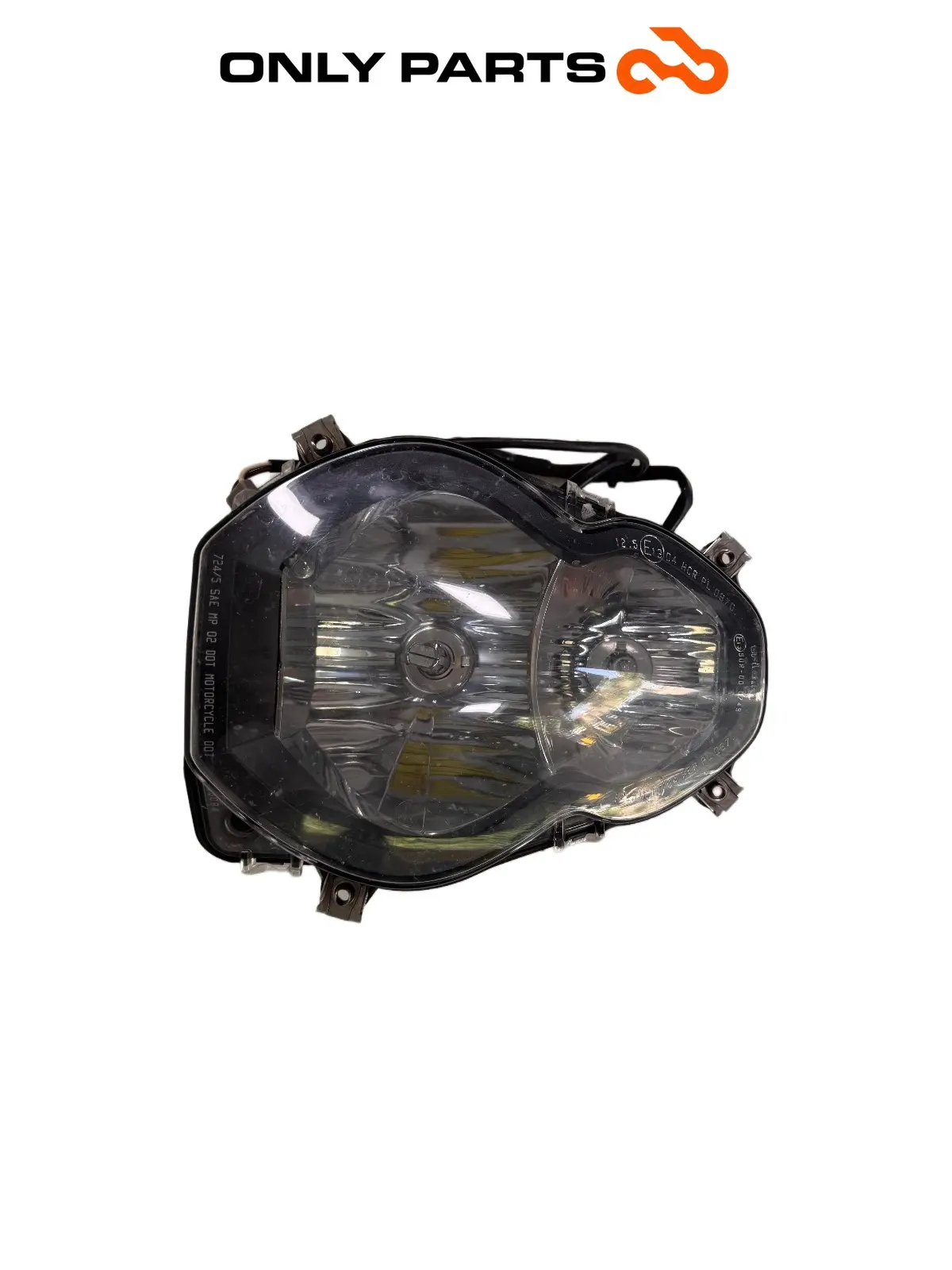 Gebrauchte Faro anteriore KTM Super Duke 990cc 2006 Nero/Arancione — echtes Foto 4