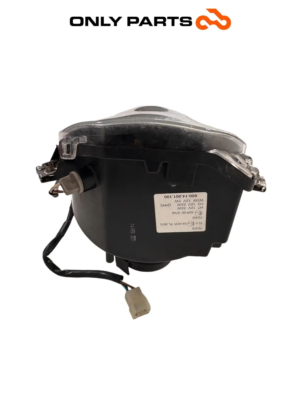 Gebrauchte Faro anteriore KTM Super Duke 990cc 2006 Nero/Arancione — echtes Foto 6