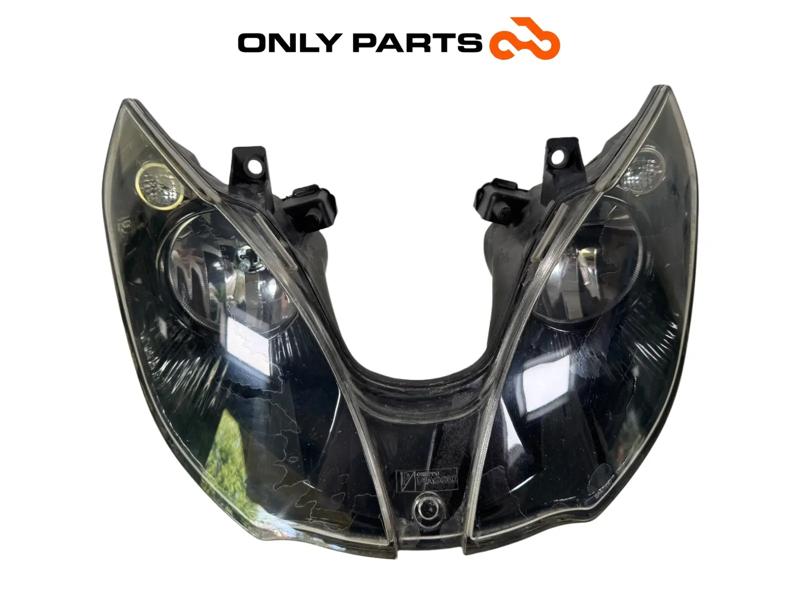 Farol dianteiro duplo Piaggio MP3 250 2009 (defeito, ver foto 2) Piaggio MP3 250cc 2009 Grigio usada — foto real 10
