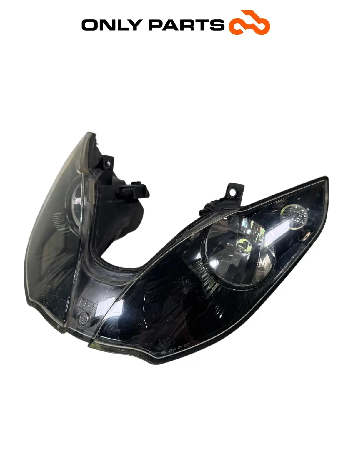 Farol dianteiro duplo Piaggio MP3 250 2009 (defeito, ver foto 2) Piaggio MP3 250cc 2009 Grigio usada — foto real 4