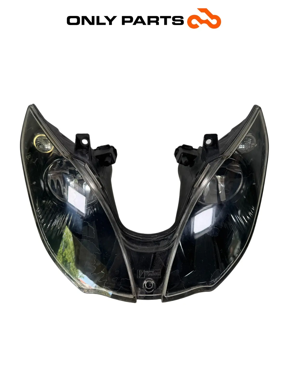 Farol dianteiro duplo Piaggio MP3 250 2009 (defeito, ver foto 2) Piaggio MP3 250cc 2009 Grigio usada — foto real 9