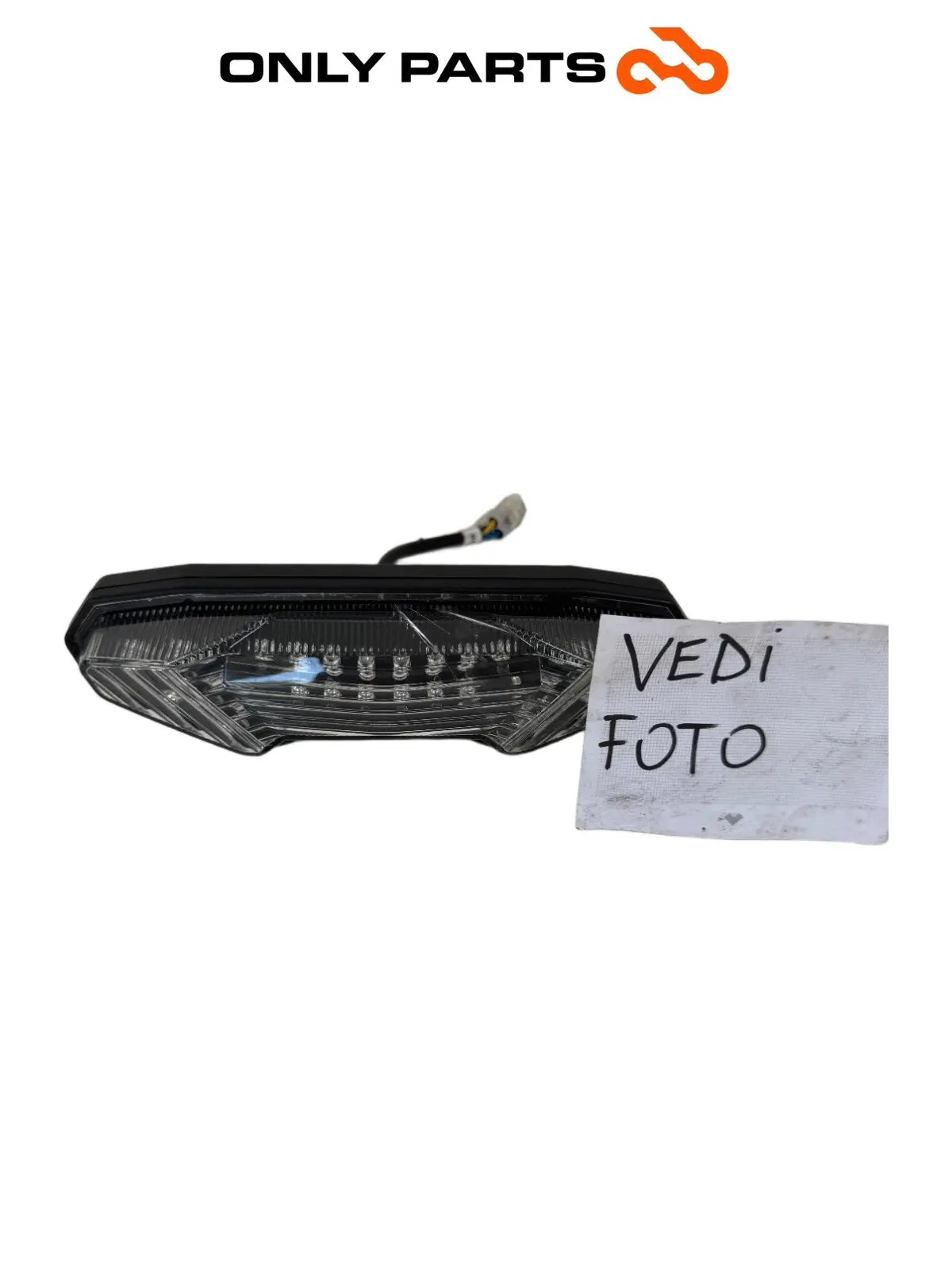 Gebrauchte Faro fanale posteriore LED stop Yamaha Tracer 900cc 2019 Nero — echtes Foto 9