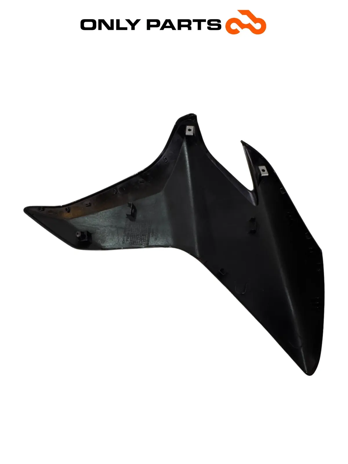 Gebrauchte Fianchetto laterale DX / cover radiatore Honda CB 500 F 500cc 2014 Nero — echtes Foto 10