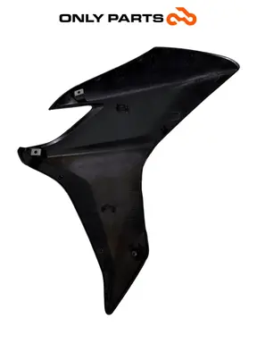Gebrauchte Fianchetto laterale DX / cover radiatore Honda CB 500 F 500cc 2014 Nero — echtes Foto 7