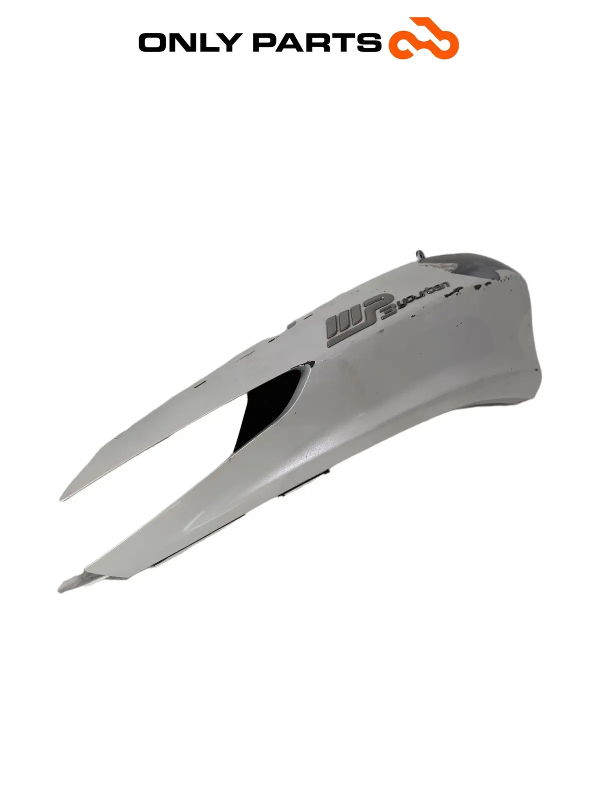 Gebrauchte Fianchetto laterale posteriore DX Piaggio Mp3 Yourban 300cc 2013 Bianco — echtes Foto 6