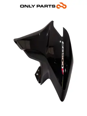 Gebrauchte Fianchetto laterale SX / cover radiatore Honda CB 500 F 500cc 2014 Nero — echtes Foto 2