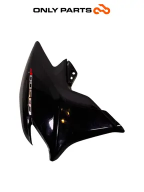 Gebrauchte Fianchetto laterale SX / cover radiatore Honda CB 500 F 500cc 2014 Nero — echtes Foto 4
