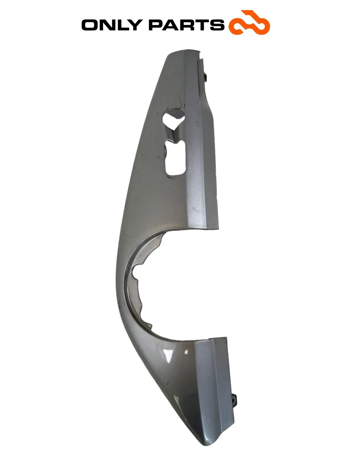 PRAVÝ ZADNÍ BOČNÍ KRYT BMW F 650 CS 2001 OEM BMW F 650 CS 2001 Grigio použitý — skutečná fotka 6