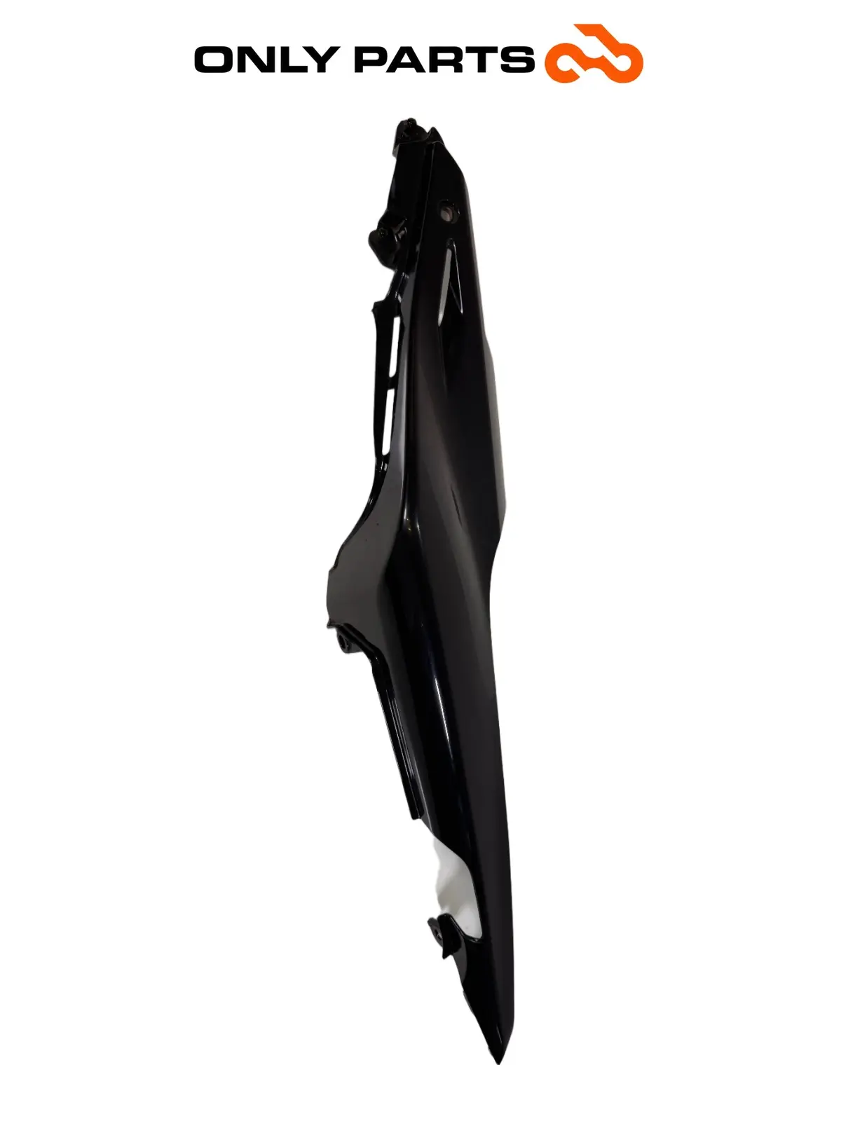 Gebrauchte Fianchetto posteriore DX Honda CB 500 F 500cc 2014 Nero — echtes Foto 2
