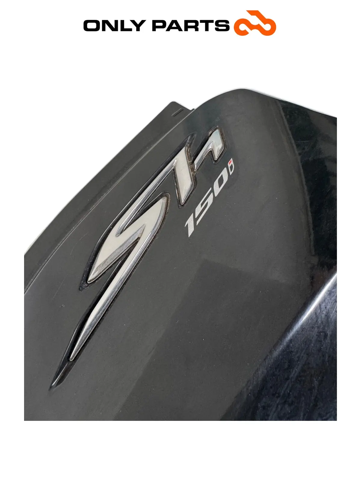 Gebrauchte fianchetto posteriore DX Honda SH 150cc 2017 Nero — echtes Foto 6