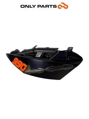 Gebrauchte Fianchetto posteriore DX KTM Super Duke 990cc 2006 Nero/Arancione — echtes Foto 2