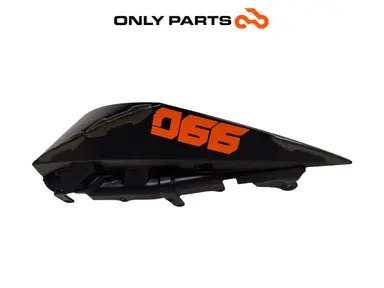 Gebrauchte Fianchetto posteriore DX KTM Super Duke 990cc 2006 Nero/Arancione — echtes Foto 4