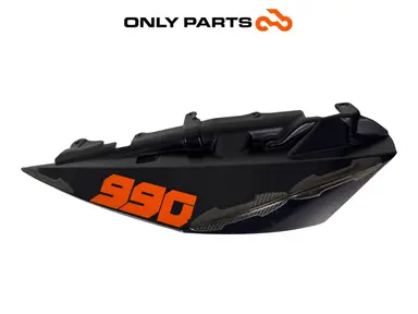 Gebrauchte Fianchetto posteriore DX KTM Super Duke 990cc 2006 Nero/Arancione — echtes Foto 5