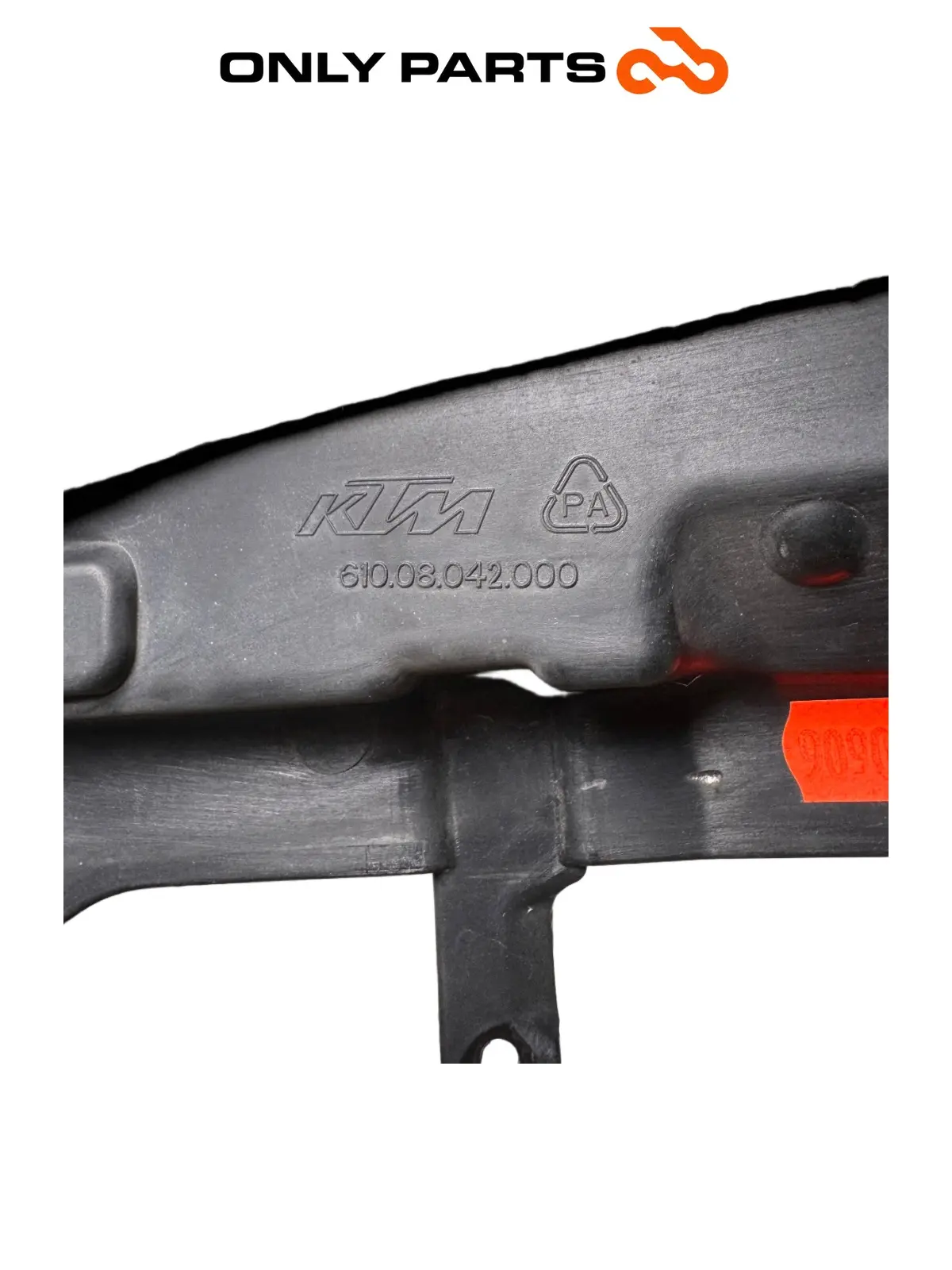 Gebrauchte Fianchetto posteriore DX KTM Super Duke 990cc 2006 Nero/Arancione — echtes Foto 9