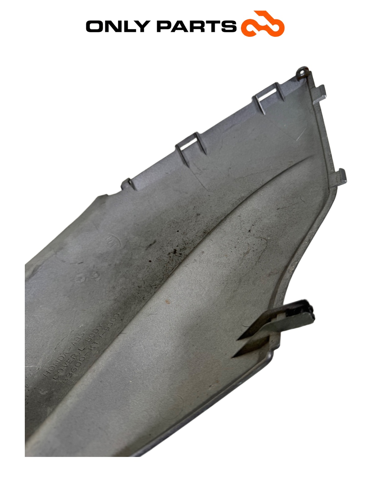 Gebrauchte Fianchetto posteriore SX Honda SH 300i 2008 Grigio — echtes Foto 12