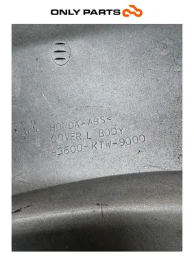 Fianchetto posteriore SX Honda SH 300i 2008 Grigio употребявана — истинска снимка 14