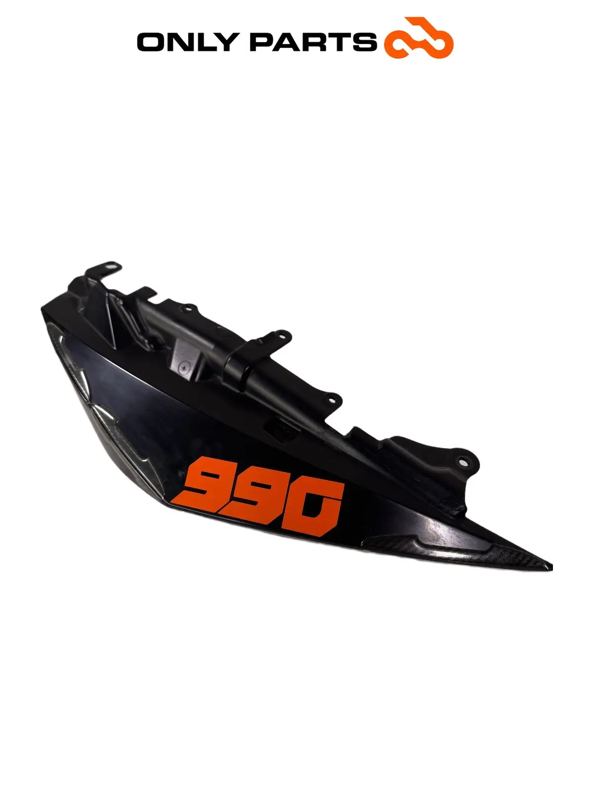Gebrauchte Fianchetto posteriore SX KTM Super Duke 990cc 2006 Nero/Arancione — echtes Foto 1