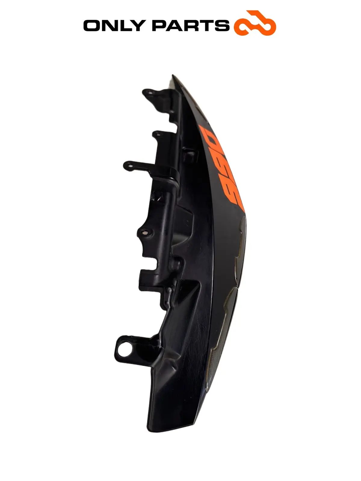 Gebrauchte Fianchetto posteriore SX KTM Super Duke 990cc 2006 Nero/Arancione — echtes Foto 4