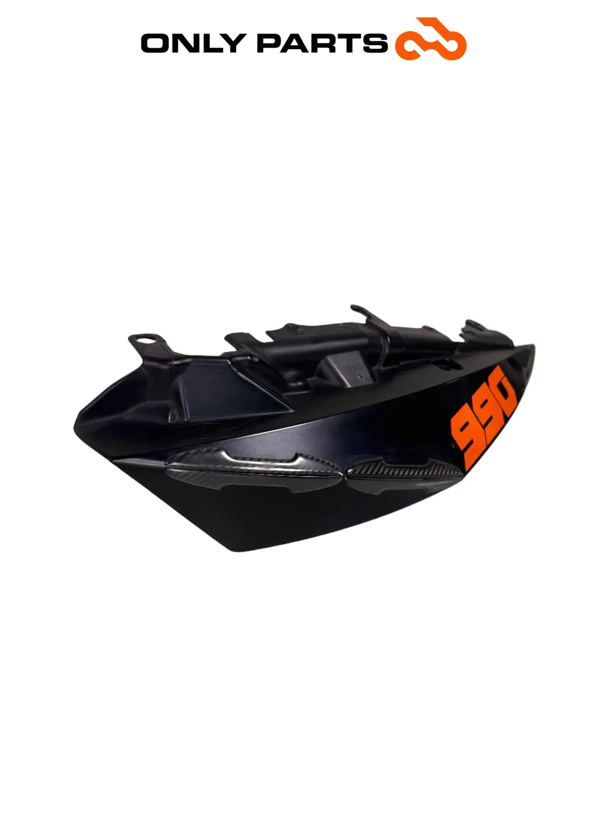 Gebrauchte Fianchetto posteriore SX KTM Super Duke 990cc 2006 Nero/Arancione — echtes Foto 5