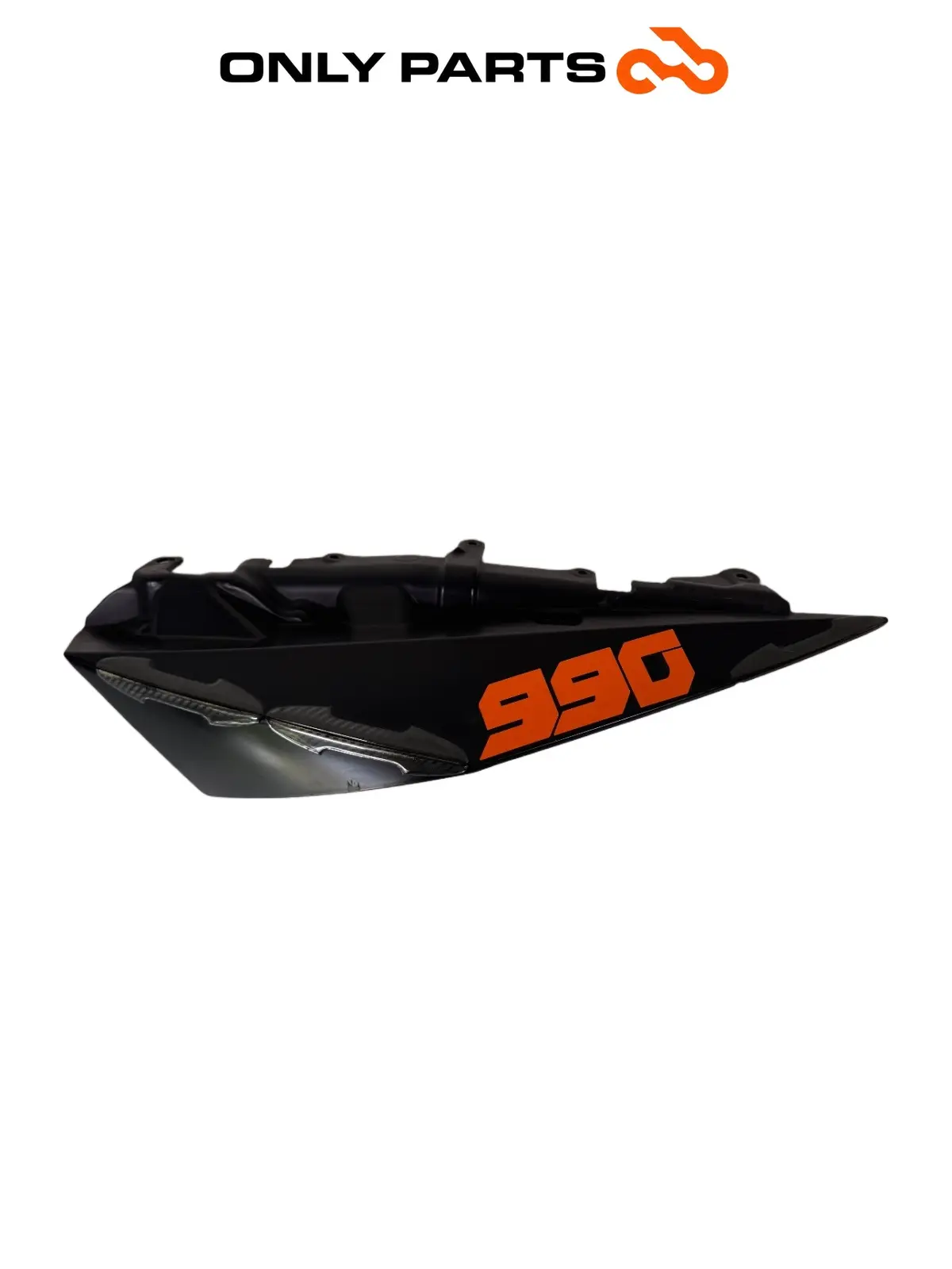 Gebrauchte Fianchetto posteriore SX KTM Super Duke 990cc 2006 Nero/Arancione — echtes Foto 8