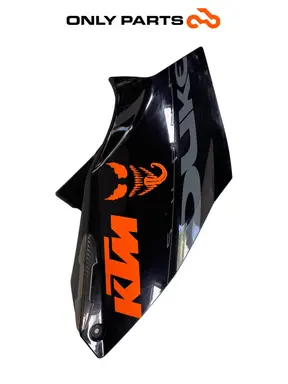 Gebrauchte Fianchetto serbatoio DX KTM Super Duke 990cc 2006 Nero/Arancione — echtes Foto 5