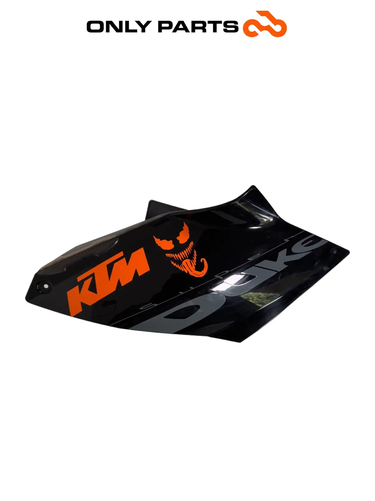 Gebrauchte Fianchetto serbatoio DX KTM Super Duke 990cc 2006 Nero/Arancione — echtes Foto 6