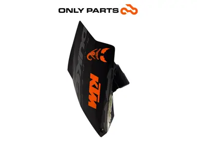 Fianchetto serbatoio SX KTM Super Duke 990cc 2006 Nero/Arancione de segunda mano — foto real 4