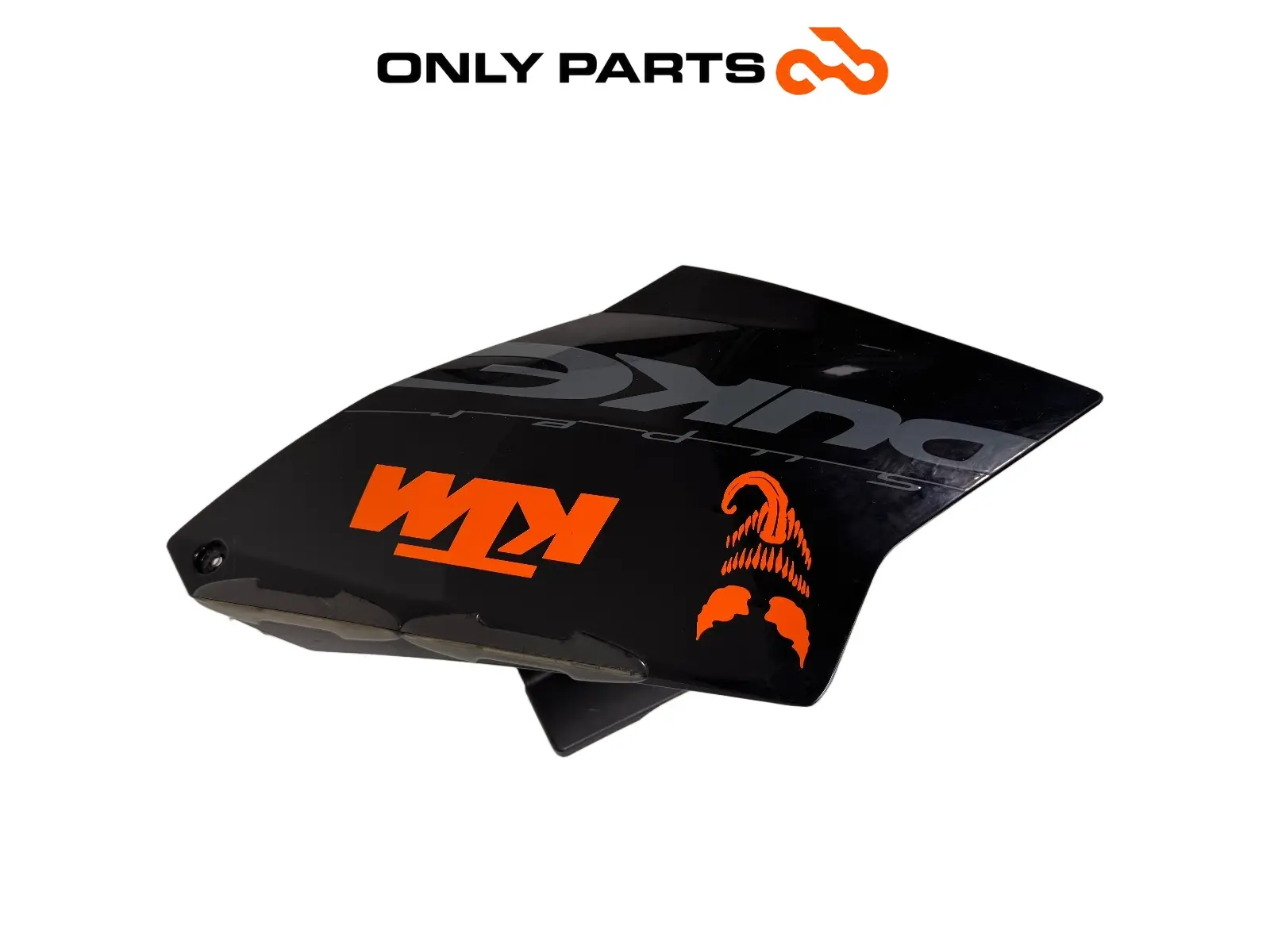 Gebrauchte Fianchetto serbatoio SX KTM Super Duke 990cc 2006 Nero/Arancione — echtes Foto 5