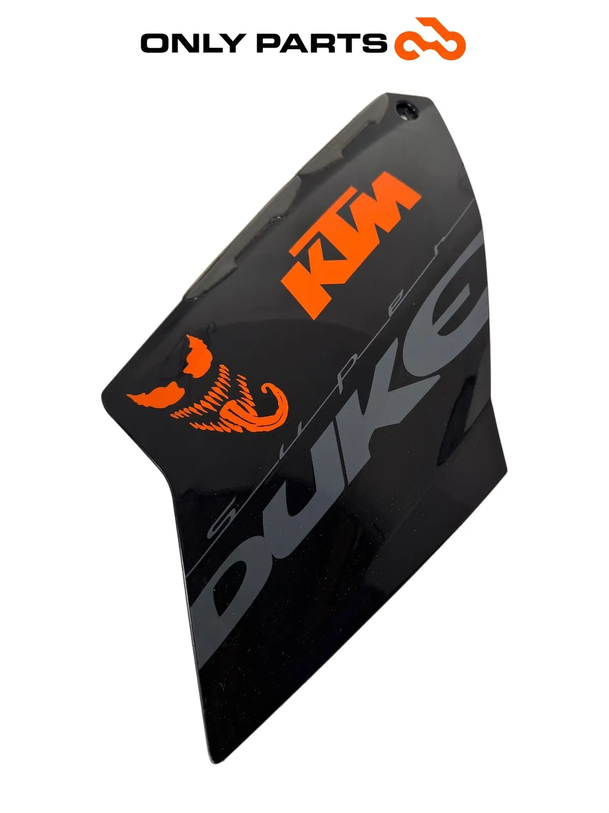 Gebrauchte Fianchetto serbatoio SX KTM Super Duke 990cc 2006 Nero/Arancione — echtes Foto 7