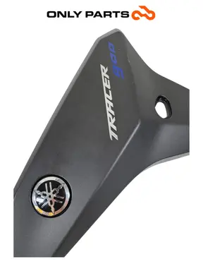 Gebrauchte Fianchetto sinistro / carena anteriore superiore Yamaha Tracer 900cc 2019 Nero — echtes Foto 5