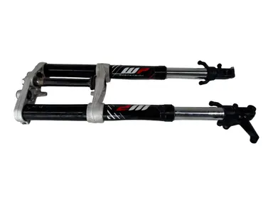 Gebrauchte Forcella anteriore completa KTM Duke 200cc 2012 Arancione — echtes Foto 3