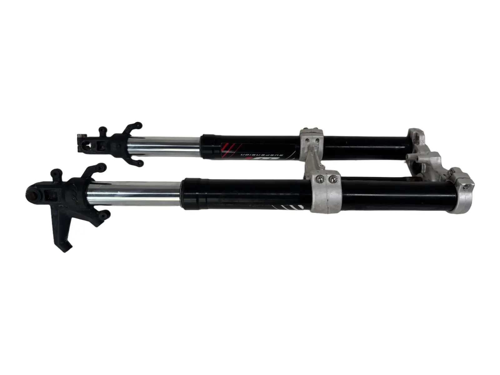 Gebrauchte Forcella anteriore completa KTM Duke 200cc 2012 Arancione — echtes Foto 4