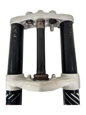 Gebrauchte Forcella anteriore completa KTM Duke 200cc 2012 Arancione — echtes Foto 8