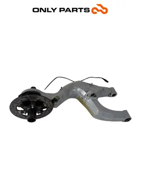 Gebrauchte EINARMSCHWINGE HINTEN ALU BMW F 650 CS 2001 OEM BMW F 650 CS 2001 Grigio — echtes Foto 2