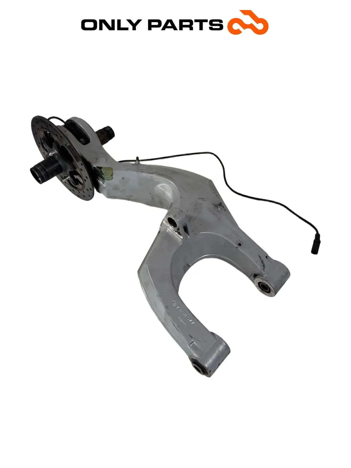 Gebrauchte EINARMSCHWINGE HINTEN ALU BMW F 650 CS 2001 OEM BMW F 650 CS 2001 Grigio — echtes Foto 3