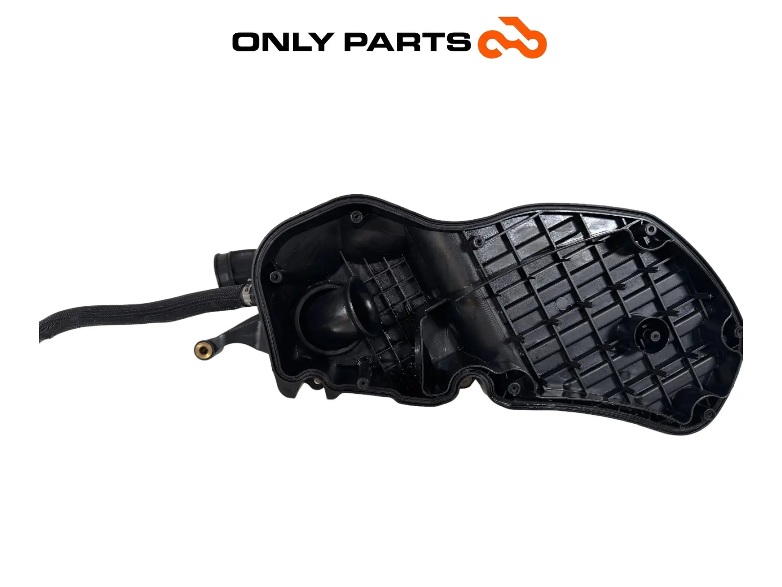 Gebrauchte Guscio / coperchio airbox + manicotto Piaggio Beverly Police 300cc 2018 Nero — echtes Foto 2
