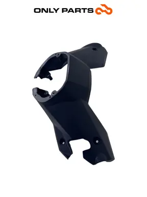 Gebrauchte Guscio plastica coprimanubrio inferiore Yamaha X-max 125cc 2014 Grigio opaco — echtes Foto 4